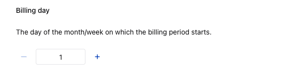 Billing day