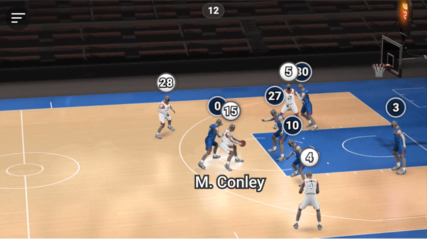 VLMT 3D basketball view